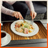 Polypropylene Table Mats & Coasters for Dining Table at Home (Golden Rain - Set of 6)